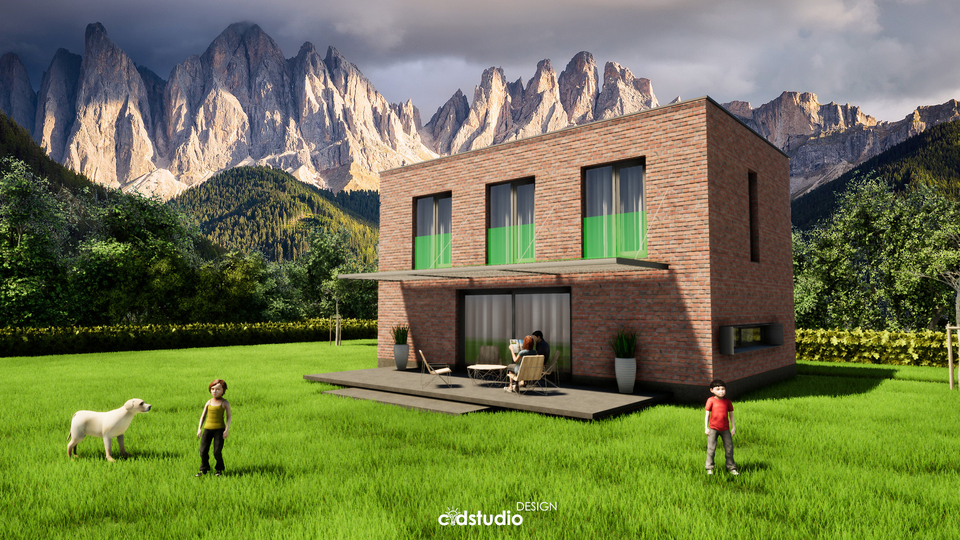Prešov, Slovensko, projekt, rodinný dom, 3D vizualizácia, vizualizácia, pohľad, pôdorys, základy, strecha,